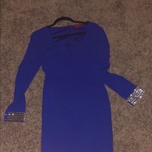 Royal blue dress